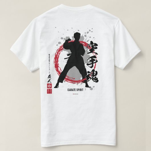 Karate Spirit Warrior Shirt (Design achterkant)