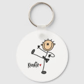 Karate Stick Figuur Sleutelhanger (Voorkant)