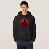 Karate Student leraar opleiding trainer Karateka M Hoodie (Voorkant volledig)