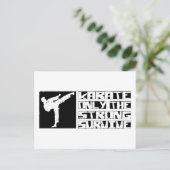 Karate Survive Briefkaart (Staand voorkant)