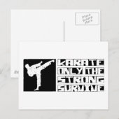 Karate Survive Briefkaart (Voorkant / Achterkant)