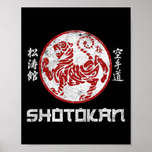 Karate Symbool Kyokushinkai Shotokan Dojo Training Poster
