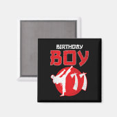 Karate Taekwondo 11 Years Old Birthday Martial Art Magneet (Voorkant / Achterkant)