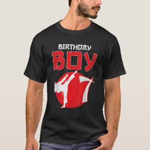 Karate Taekwondo 7 jaar oude krijgskunst T-shirt