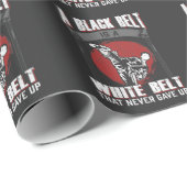 Karate Taekwondo Black Belt martial Arts Fighter Cadeaupapier (Rol Hoek)