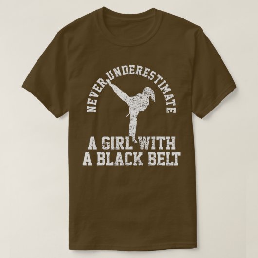 Karate Taekwondo Blackbelt T-shirt (Design voorkant)