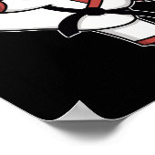 Karate Taekwondo Grappige Kat Jiu Jitsu Vrouwen Me Poster (Hoek)