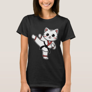 Karate Taekwondo Grappige Kat Jiu Jitsu Vrouwen Me T-shirt