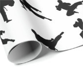 Karate / Taekwondo / judo Gepersonaliseerde Kerst Cadeaupapier (Rol Hoek)