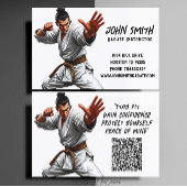 Karate Taekwondo Judo Martialarts-instructeur Visitekaartje
