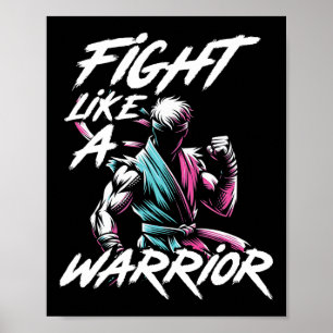 Karate Taekwondo Judo Motivatie Jiu Jitsu Grappli Poster