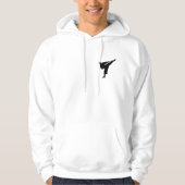 Karate / Taekwondo Kick Hooded Sweatshirt (Voorkant)
