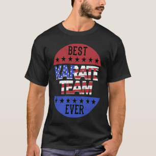 Karate Team Independence Day Patriotic Karateka US T-shirt
