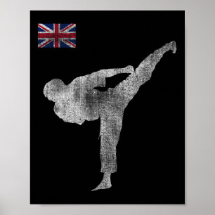 Karate Team Martial Arts MMA Trap Engeland Engels Poster