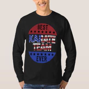Karate Team Onafhankelijkheidsdag Patriotische Kar T-shirt
