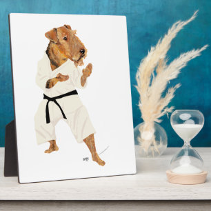 Karate Terrier Fotoplaat