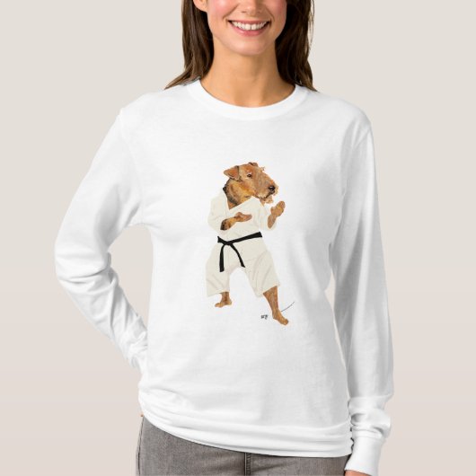 Karate Terrier T-shirt (Voorkant)