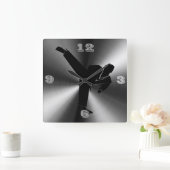 Karate Tic Toc Vierkante Klok (Huis)