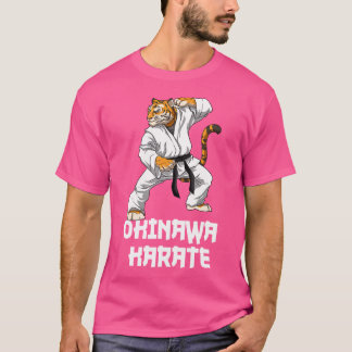 Karate Tiger Okinawa Karate Japanse vechtsporten T-shirt