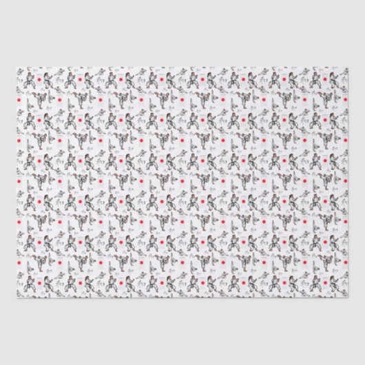 Karate Tissue Papier (Voorkant)