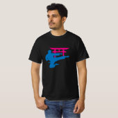 Karate Torii Neon Vechters T-shirt (Voorkant volledig)