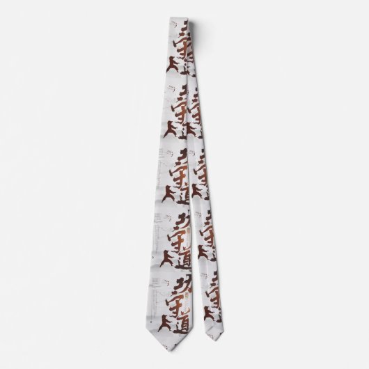 Karate Tournament Poster Stropdas (Voorkant)