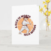 Karate trap kaart (Gele Bloem)