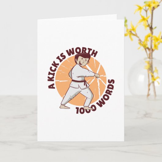 Karate trap kaart (Gele Bloem)