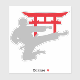 Karate Trapportaal Sticker