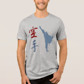 Karate Tri-Blend Shirt (Voorkant)