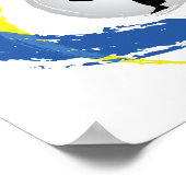 Karate Tricolor Emblem Poster (Hoek)