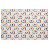 Karate Tricolor Emblem Stof (Fat Quarter)