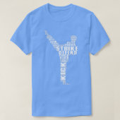 Karate Typografie T-shirt (Design voorkant)