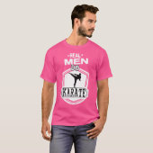 Karate Uniform - Echte Mannen Do Karate - Karate S T-shirt (Voorkant volledig)