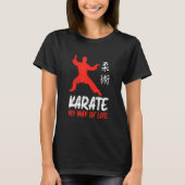 Karate Uniform voor Karate Pants & Karate Belt T-shirt (Voorkant)