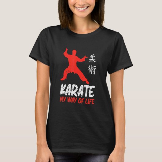 Karate Uniform voor Karate Pants & Karate Belt T-shirt (Voorkant)