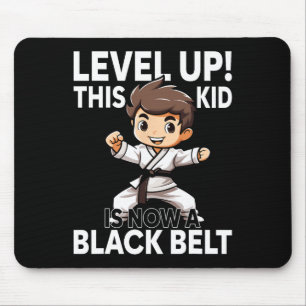 Karate-uniform voor kinderen Zwart Band Onderschei Muismat