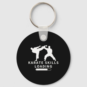 Karate Vaardigheden Laden Funny Karateka Sleutelhanger