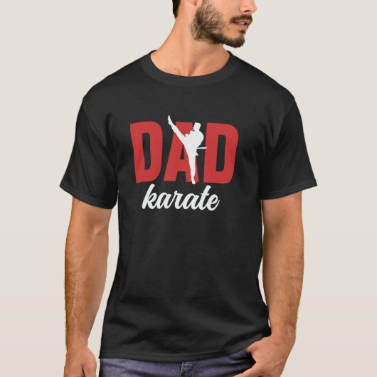 Karate Vader Karate Vader Beste Karate Vader T-shirt (Voorkant)