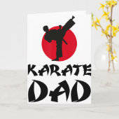 Karate Vader Martial Arts  Kaart (Gele Bloem)