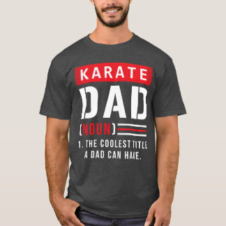Karate vader vader Gezegde jongen T-shirt