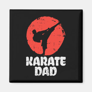 Karate Vader Vechters Japanse Vechtkunst Vaders Da Magneet