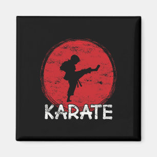 Karate vechter jongen - Japan - Kind doet Karate t Magneet