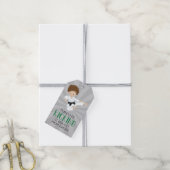 Karate verjaardag jongen favor tags groen cadeaulabel (Met Touw)