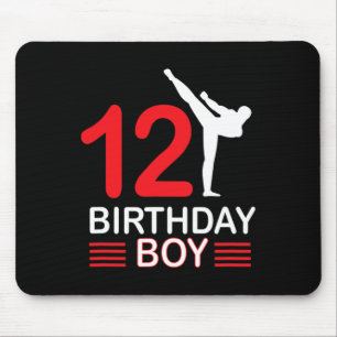 Karate Verjaardag T-shirt Boy Gift Kinder Taekwond Muismat