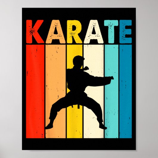 Karate Vintage Poster (Voorkant)