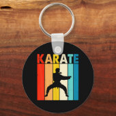 Karate Vintage Sleutelhanger (Voorkant)