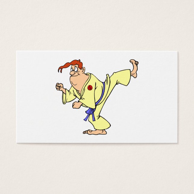 Karate Visitekaartje (Voorkant)