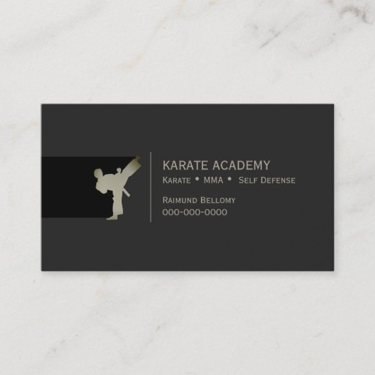 Karate Visitekaartje (Voorkant)