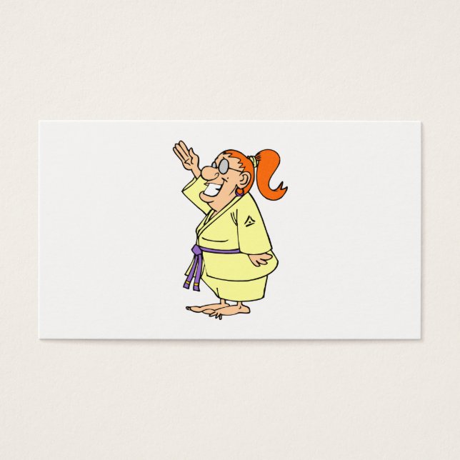 Karate Visitekaartjes (Voorkant)